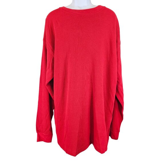 Evolution Long Sleeve Red Thermal Cotton Knit Shirt Size 3XL New NWT - Picture 1 of 7